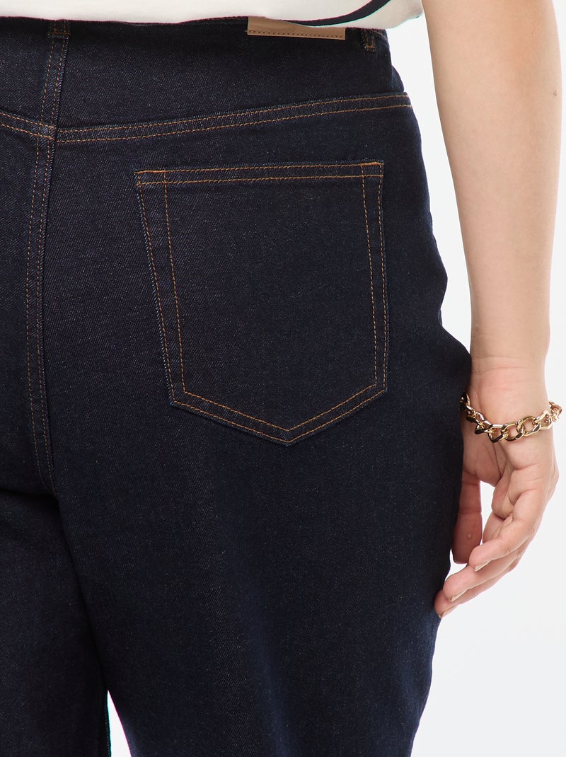 Pantaloni in jeans stretch straight Blu - Kiabi