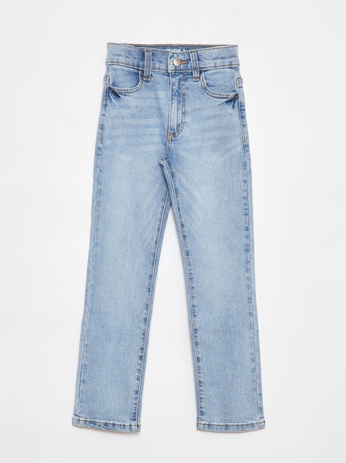 Pantaloni in jeans taglio dritto - Taglio più aderente - Kiabi