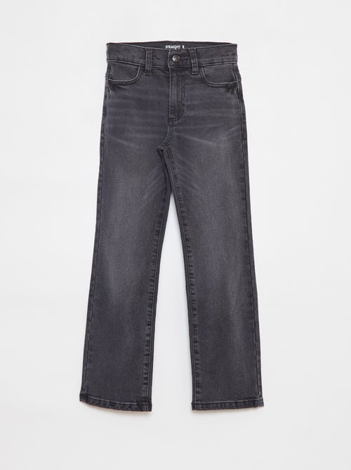 Pantaloni in jeans taglio dritto - Taglio più aderente - Kiabi