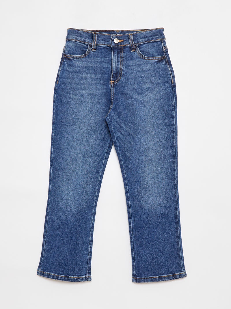 Pantaloni in jeans taglio dritto - Taglio più confortevole Blu - Kiabi