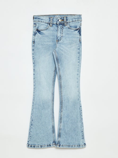 Pantaloni in jeans taglio flare - Taglio più confortevole - Kiabi