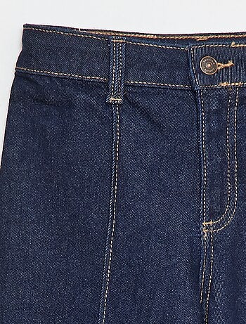 Pantaloni in jeans wide leg cropped