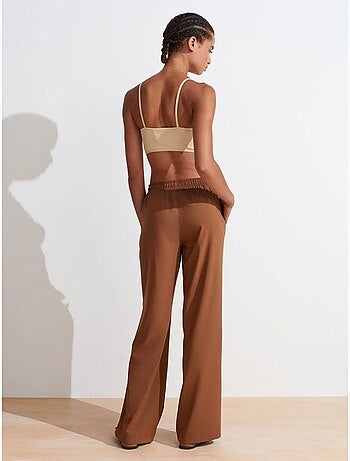 Pantaloni in jersey a gamba ampia da donna dilvin