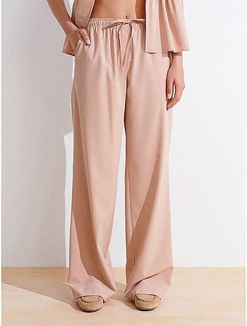 Pantaloni in jersey a gamba ampia da donna dilvin