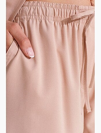Pantaloni in jersey a gamba ampia da donna dilvin