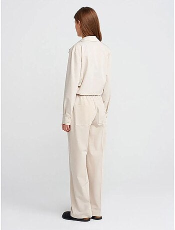Pantaloni in jersey a gamba ampia dilvin
