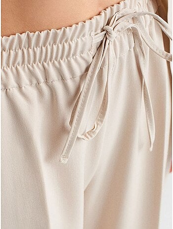 Pantaloni in jersey a gamba ampia dilvin