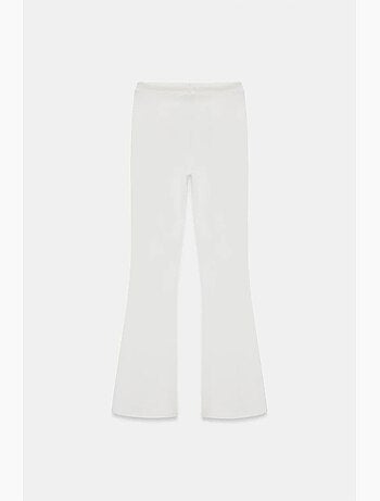 Pantaloni in jersey a zampa a vita media con coulisse dilvin