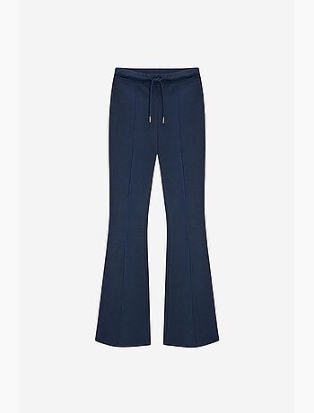 Pantaloni in jersey a zampa a vita media con coulisse dilvin