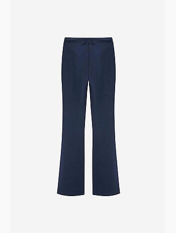 Pantaloni in jersey a zampa a vita media con coulisse dilvin