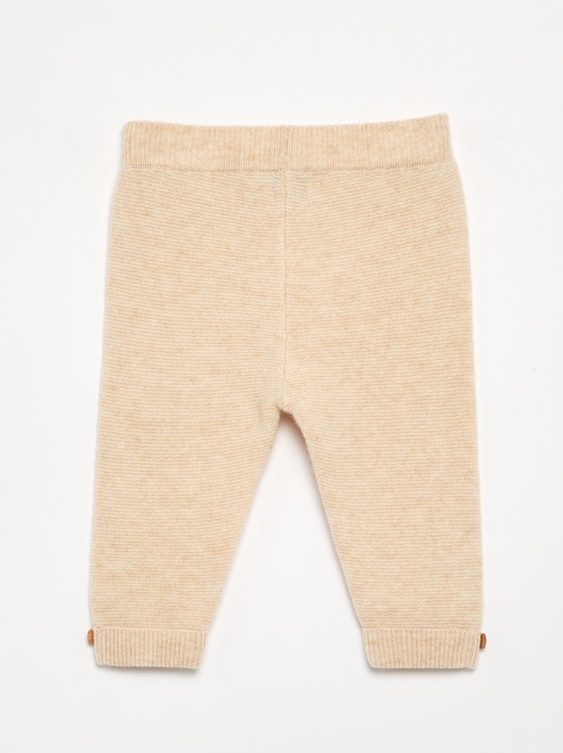 Pantaloni in lana e cashmere - premium Beige - Kiabi
