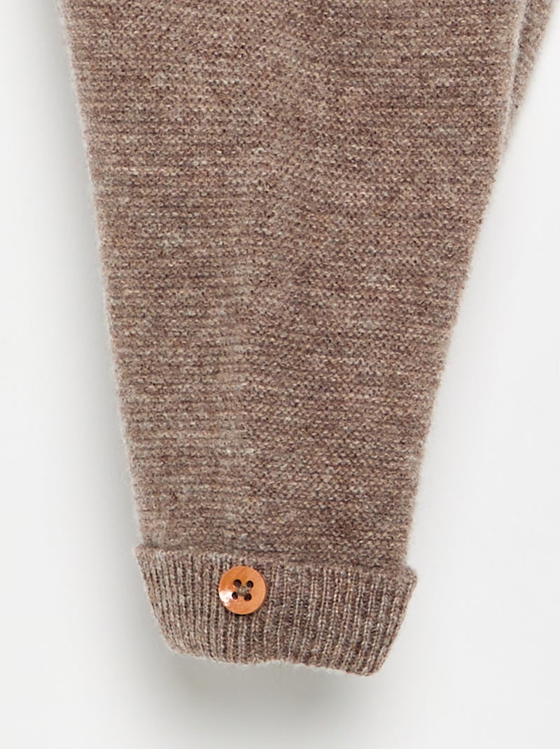 Pantaloni in lana e cashmere - premium Marrone - Kiabi