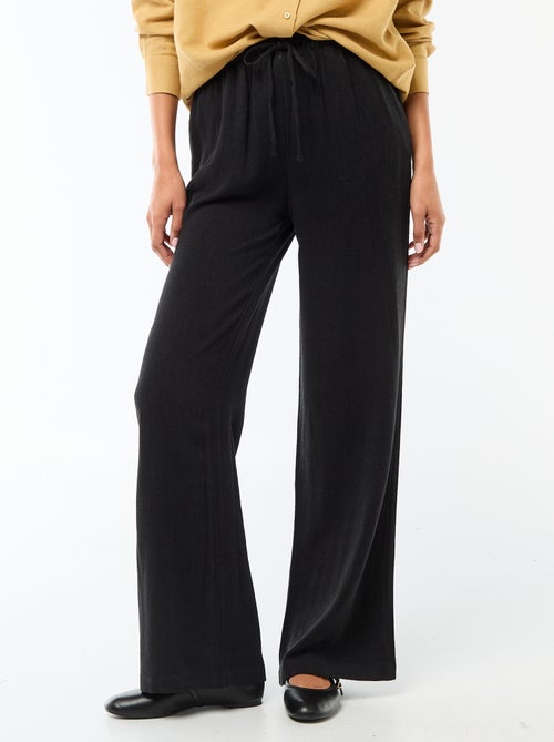 Pantaloni in lino con 2 tasche - Kiabi