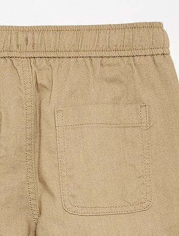 Pantaloni in lino e cotone