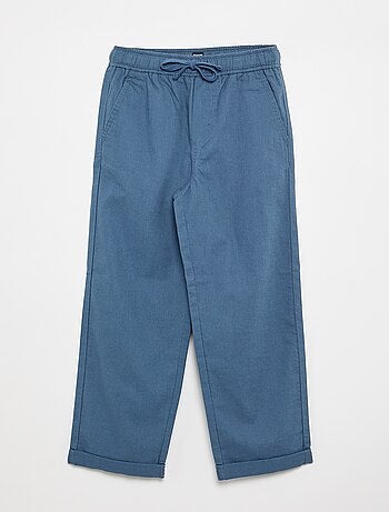Pantaloni in lino e cotone