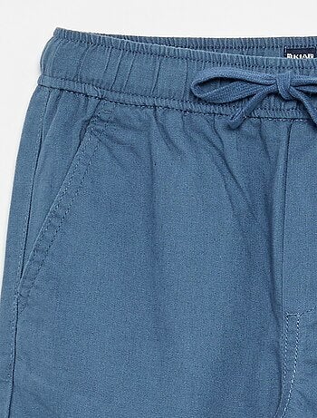 Pantaloni in lino e cotone