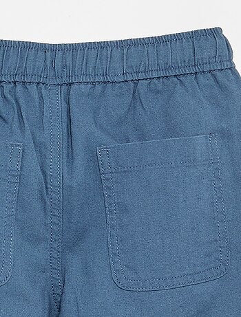 Pantaloni in lino e cotone
