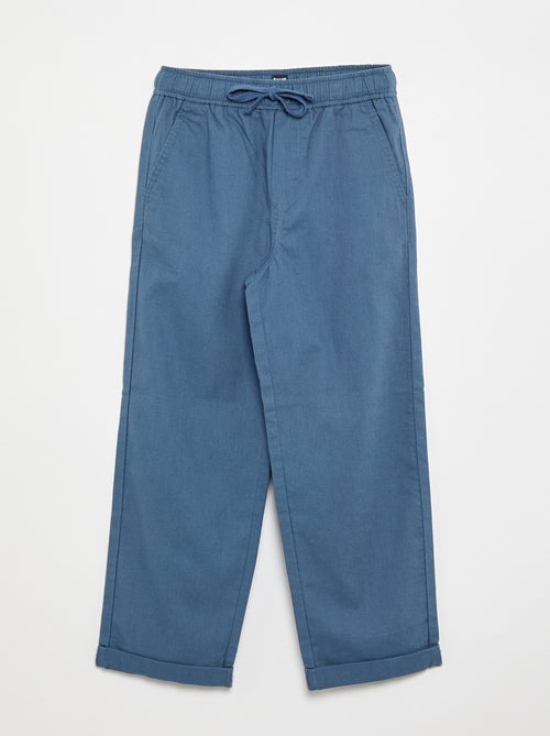 Pantaloni in lino e cotone - Kiabi Pantaloni in lino e cotone - Kiabi