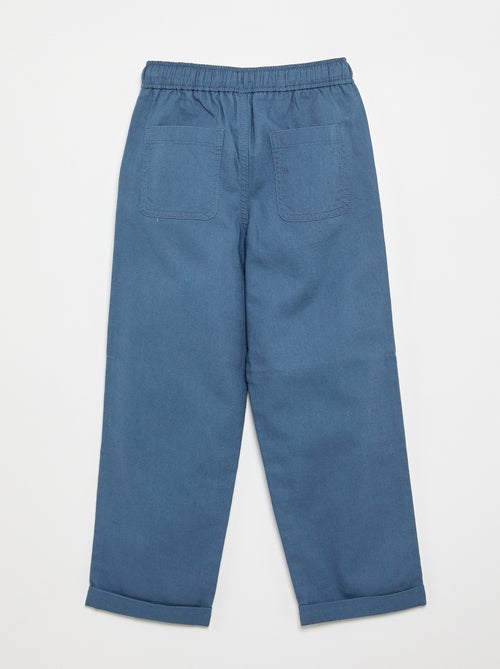 Pantaloni in lino e cotone - Kiabi Pantaloni in lino e cotone - Kiabi
