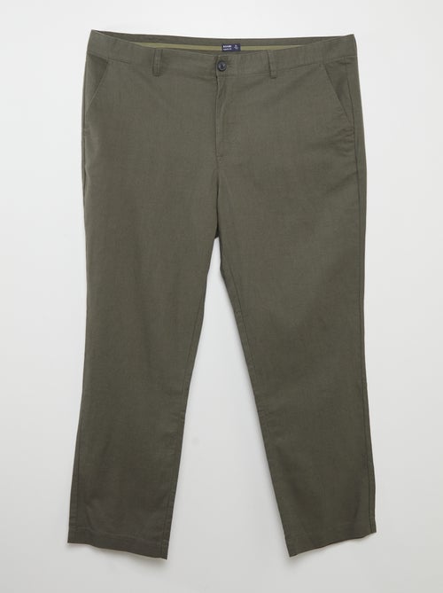 Pantaloni in lino - Kiabi