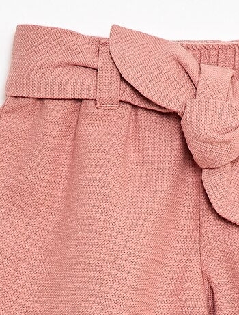 Pantaloni in lino misto