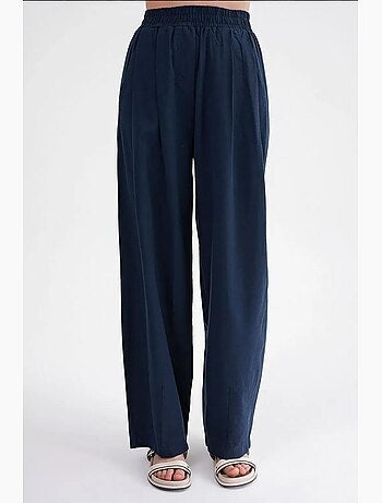 Pantaloni in lino straight fit mixray