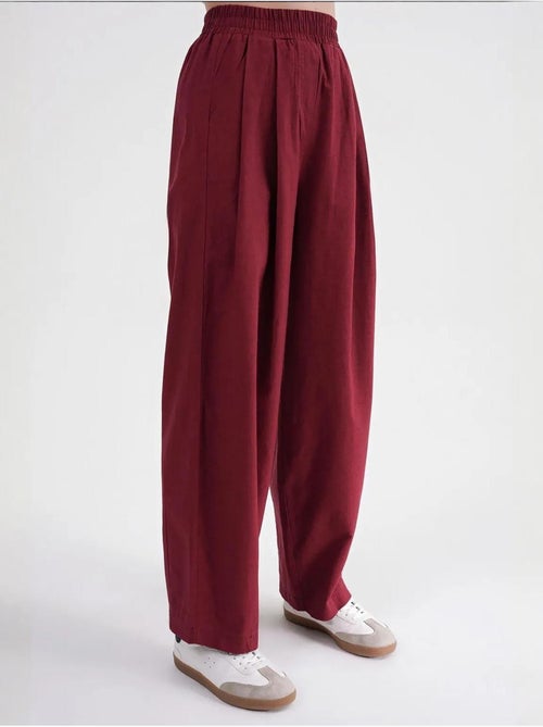 Pantaloni in lino straight fit mixray - Kiabi Pantaloni in lino straight fit mixray - Kiabi