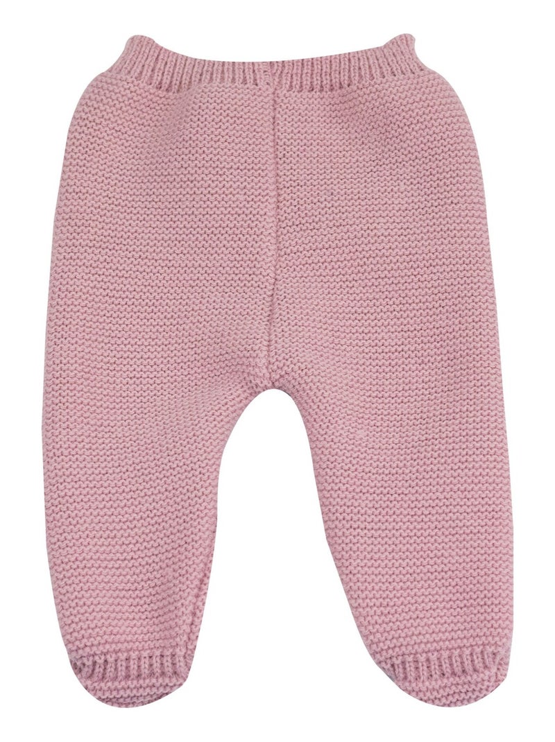 Pantaloni in maglia - per neonati Rosa antico - Kiabi
