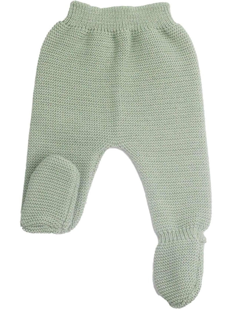 Pantaloni in maglia - per neonati Verde chiaro - Kiabi