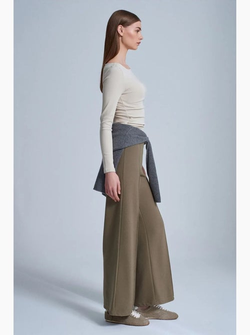 Pantaloni in maglia a gamba ampia da donna dilvin - Kiabi Pantaloni in maglia a gamba ampia da donna dilvin - Kiabi