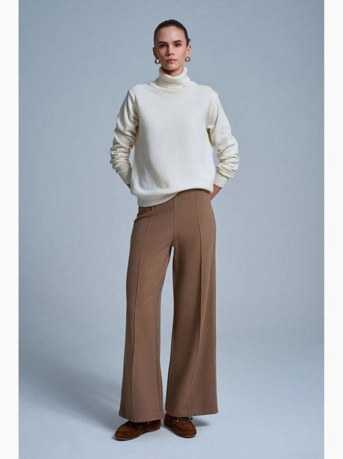 Pantaloni in maglia a gamba ampia da donna dilvin - Kiabi Pantaloni in maglia a gamba ampia da donna dilvin - Kiabi