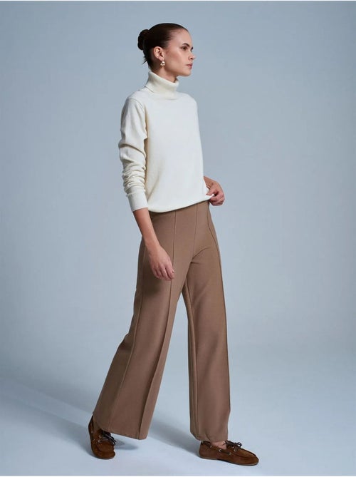 Pantaloni in maglia a gamba ampia da donna dilvin - Kiabi Pantaloni in maglia a gamba ampia da donna dilvin - Kiabi