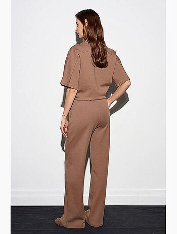 Pantaloni in maglia a gamba ampia dilvin