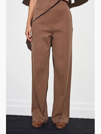 Pantaloni in maglia a gamba ampia dilvin
