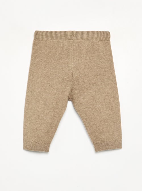 Pantaloni in maglia a tinta unita - Kiabi