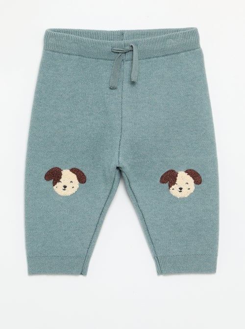 Pantaloni in maglia a tinta unita - Kiabi