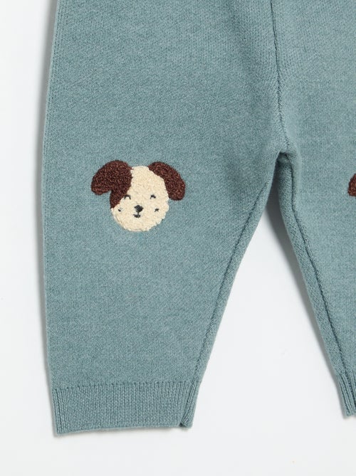 Pantaloni in maglia a tinta unita - Kiabi