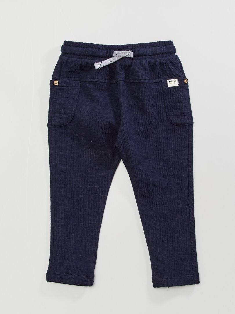 Pantaloni in maglia blu - Kiabi