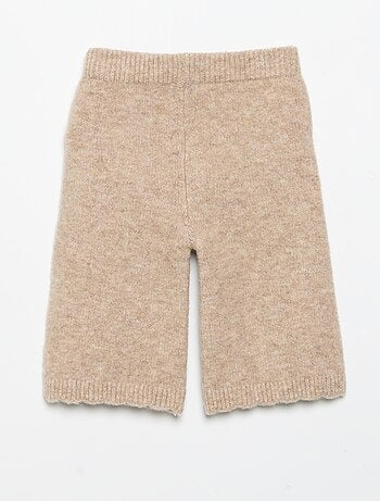 Pantaloni in maglia con ricami