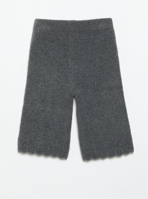 Pantaloni in maglia con ricami - Kiabi
