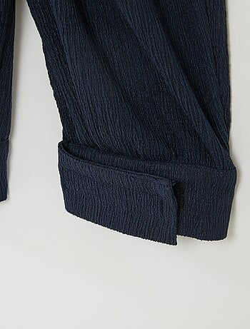 Pantaloni in maglia crêpe - collezione facile da indossare