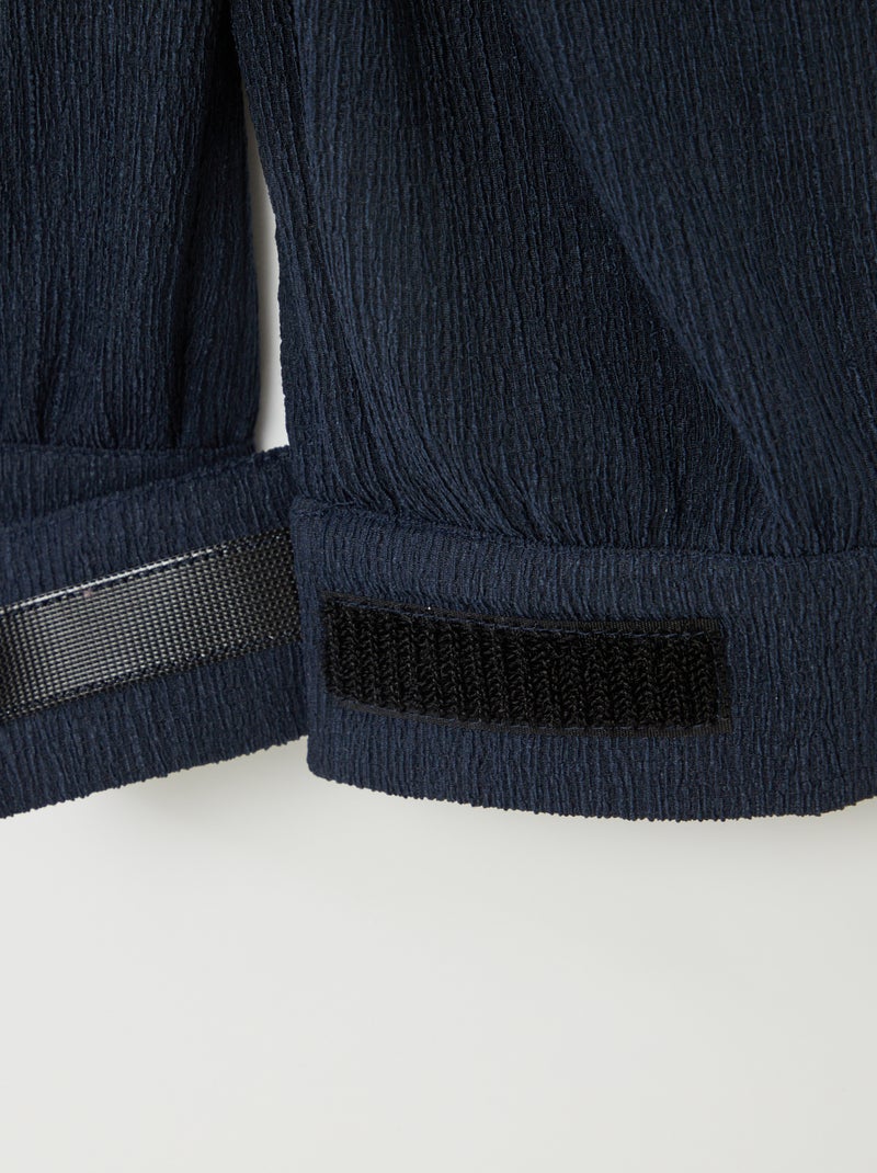 Pantaloni in maglia crêpe - collezione facile da indossare NERO - Kiabi