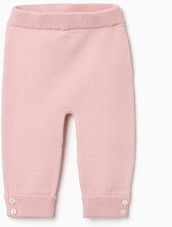 Pantaloni in maglia di cotone con vita elastica