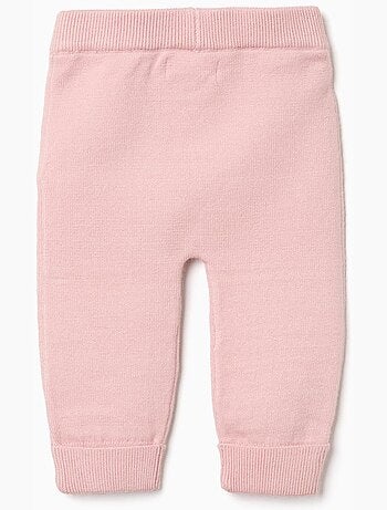 Pantaloni in maglia di cotone con vita elastica