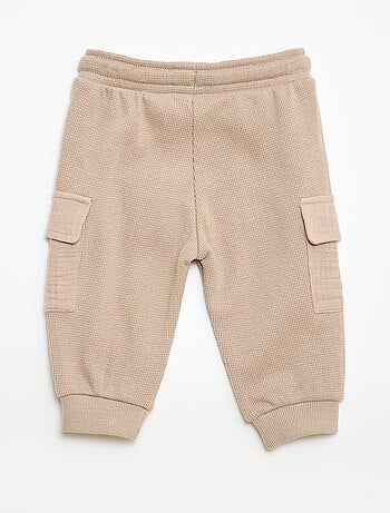 Pantaloni in maglia goffrata