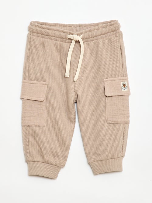 Pantaloni in maglia goffrata - Kiabi