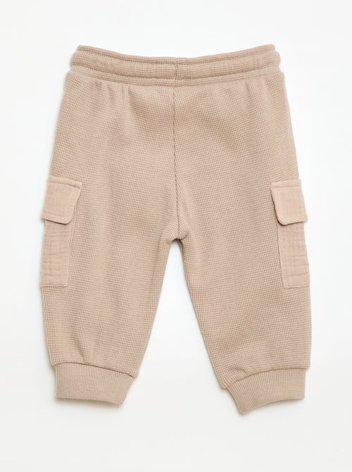 Pantaloni in maglia goffrata - Kiabi