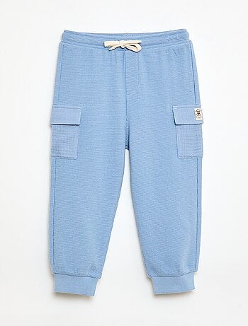 Pantaloni in maglia goffrata