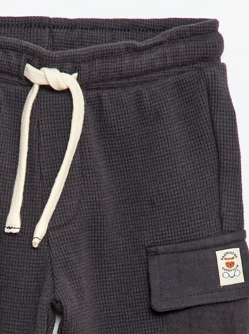 Pantaloni in maglia goffrata - Kiabi