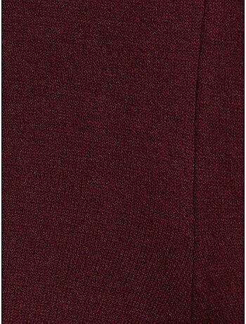 Pantaloni in maglia lurex a gamba ampia da donna dilvin